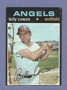 1971 Topps - #614 Billy Cowan - California Angels - Ex+ CENTERED - Picture 1 of 2