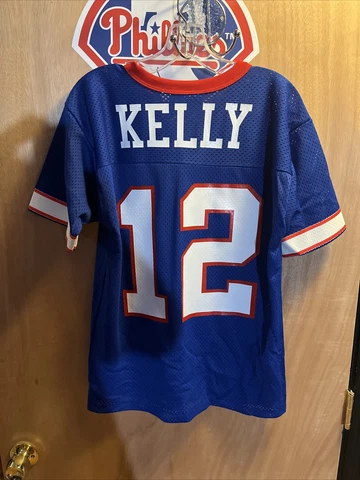 buffalo bills jim kelly custom made football jersey by logo7 kids xl Cover
