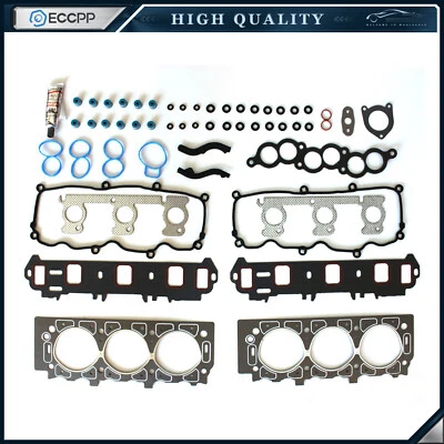 Conjunto de junta de cabeça ECCPP para 2001-2007 Ford Taurus Mercury Sable 3.0L OHV 12V VIN U - Imagem 1 de 4