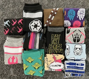 Calcetines Star Wars ~ 12 pares diferentes ~ para mujer 4-10 - Imagen 1 de 2