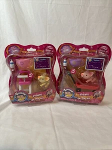 2 Pc Teacup Piglet “Let’s Go” New In Box Teacup Pets. Wagon And High chair Set! - Picture 1 of 7