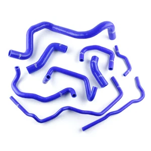 ZAP FIT VOLKSWAGEN VW GOLF GTI MK4 99-02 SILICONE COOLANT RADIATOR HOSE KIT BLUE - Picture 1 of 11