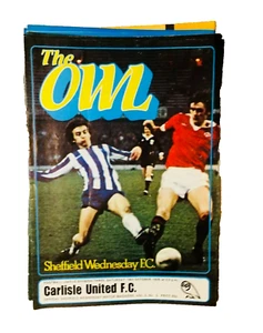 Sheffield Wednesday V Carlisle United - Division Three - 14.10.1976 - Bild 1 von 1