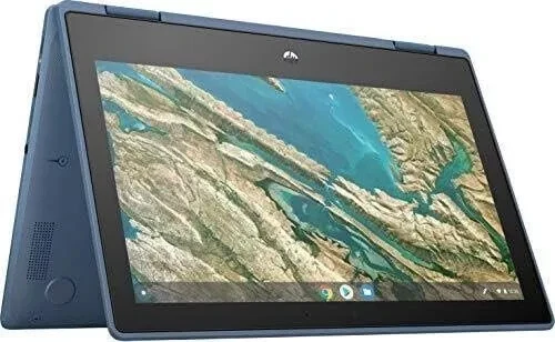 Chromebook X360 11 G2 EE 11" Touchscreen 2 in 1 Laptop Intel Celeron 4GB,  32GB - Image 1 of 2