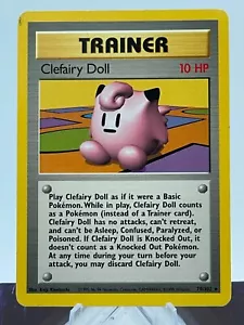 Clefairy Doll Set Base Pokémon Illimitato TCG - Foto 1 di 2