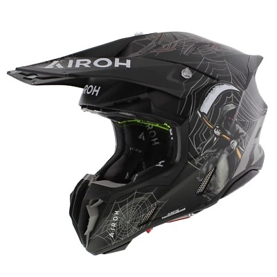 Airoh Twist 3.0 Arcade Matt Black Grey Red, Offroad MX Helmet Fast Ship - Image 1 of 4