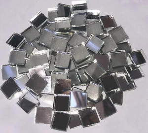 100+ 1/2" Silver SILVERCOAT MIRROR (Discontinued) Mosaic Tiles - Picture 1 of 4