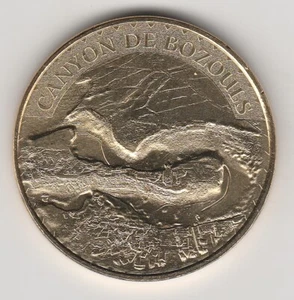 A 2014 TOKEN MEDAILLE SOUVENIR MDP -- 12 340 N°1 CANYON DE BOZOULS - Picture 1 of 2