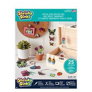 Shrinky Dinks Creative Pack 25 Sheets Crystal Clear Art and Craft Activity Se