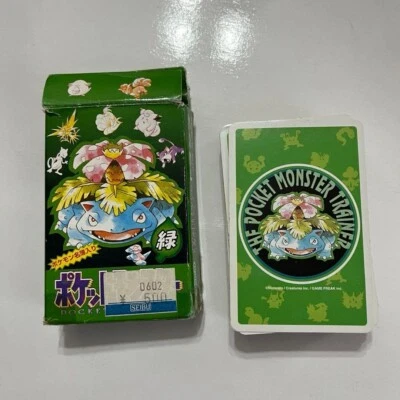 Pokemon Playing Card Poker Green Deck Japanese Venusaur Used from Japan - Image 1 of 4