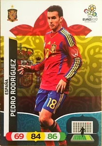 72 Pedro Rodríguez- UEFA EURO 2012 ADRENALYN XL PANINI (10) - Picture 1 of 1