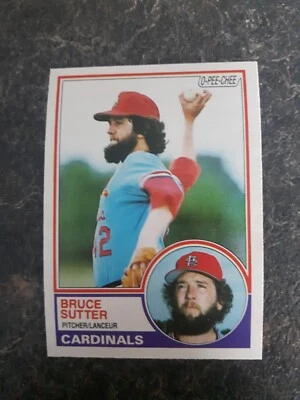 1983 O-Pee-Chee Base Bruce Sutter Card# 150 - Image 1 of 2