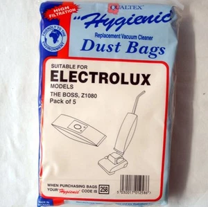 PAPER BAGS FOR ELECTROLUX BOSS Z1080 ETC Electrolux Ref: E52 - Picture 1 of 3