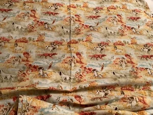 NEW Fabric Remnant Dogs Novelty Cotton Fabric 2Yds 20Inches x 44 Inch Wide - Picture 1 of 5