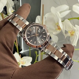 Rolex Datejust 31mm 278271 Steel & Rose Oyster Rhodium Dial 2024 Unworn - Picture 1 of 11