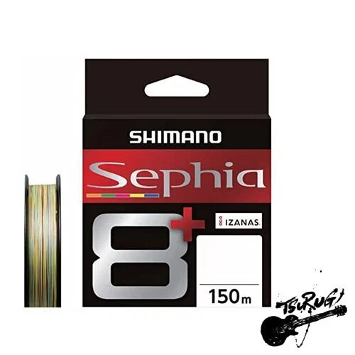 SHIMANO PE line Sephia 8+ 10m x 5 colores 150m 0.6 LD-E51T Jigging Foto 1 de 1