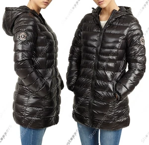 NEU Größe 8 10 12 14 16 Damen Gepolsterter Mantel Jacke gesteppt schwarz Parka - Bild 1 von 4