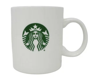 Starbucks Coffee Original 12 oz White Mug Cup with Green Classic Siren Logo - Picture 1 of 8
