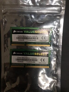 2x Corsair 4GB DDR3 SDRAM Memory Module 1333 MHz 204-pin SODIMM - Picture 1 of 2