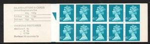 G.B. ( Machin Booklet ) - SG. FC.1 : 1976 " 65p. BOOKLET ( Complete) . - Picture 1 of 2
