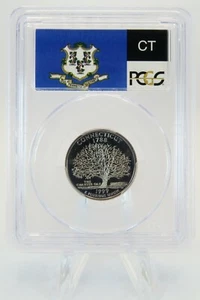 1999-S PCGS PR69DCAM Connecticut State Quarter Proof 25C - Picture 1 of 2