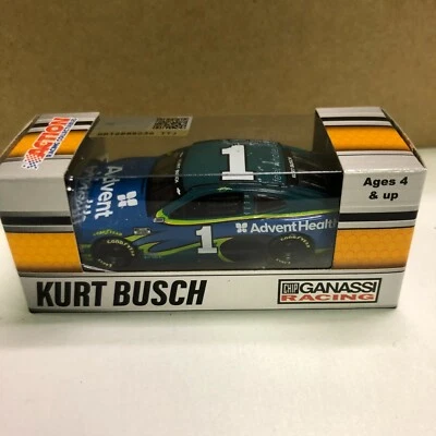Kurt Busch #1 Advent Health 2021 1:64 Camaro ZL1 L.E. CX12165AVHUB - Image 1 of 4