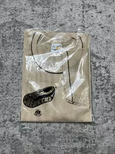 Sneakers pull over vintage anni '70 cotone spiaggia maglia estiva marrone marrone marrone NOS - Foto 1 di 4