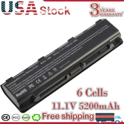 Batería PA5024U-1BRS para Toshiba Satellite PA5023U-1BRS C850 C855 C855D C840 EE. UU. Foto 1 de 4