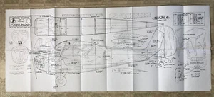 SOLO PLANOS AZULES/PLANES-Aeronca Champion diseño modelo RC 24x58 - Imagen 1 de 6