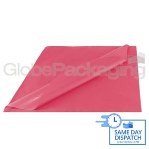 100 SHEETS OF CERISE COLOURED ACID FREE TISSUE PAPER 500mm x 750mm HIGH QUALITY - Picture 1 of 5