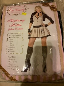 Highway Hottie Eye Candy California Costume Set NEW retail package Adult Large - Picture 1 of 2