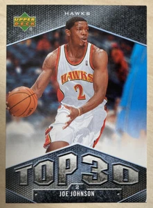 JOE JOHNSON - 2007-08 Upper Deck TOP 30 Insert #UT-16 - ATLANTA HAWKS - Picture 1 of 2