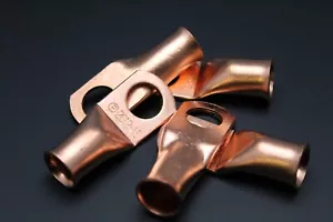 2/0 GAUGE RAME 1/2 ANELLO 100 PK CONNETTORE TERMINALE A CRIMPARE BATTERIA AWG CUR2012 - Foto 1 di 8