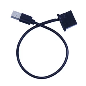 USB to Molex 4 Pin PC Computer Cooling Fan 1 Feet Connector Cable Adapter Cor-b - Afbeelding 1 van 5