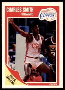 1989-90 Fleer Charles Smith Basketball Cards #73