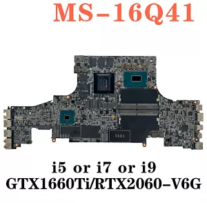 Placa madre para computadora portátil MSI MS-16Q41 MS-16Q4 i5 i7 i9 8ª/9ª generación - Imagen 1 de 6