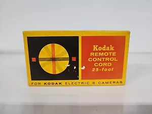 Kodak Remote Control Cord 25-Foot : For Kodak Electric 8 Camera's - Picture 1 of 3