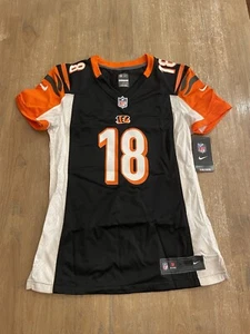 Nike Cincinnati Bengals Football Jersey Women’s size Small Black A.J. Green #18 - Picture 1 of 9