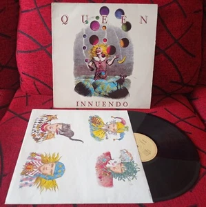 QUEEN ** Innuendo ** ORIGINAL 1991 SPAIN LP w/ INSERT ** FREDDIE MERCURY - Picture 1 of 8