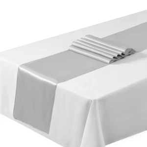 10 Light Grey / Silver Table Runner - Picture 1 of 1