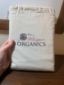 BRAND NEW WHISPER ORGANICS SET OF 2 STANDARD PILLOWCASE IN NATURAL COLOR - Picture 1 of 4