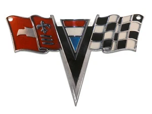 "Corvette 1963-1964 imán emblema nariz C2 5"" x 3" - Imagen 1 de 2