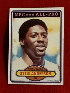 Ottis Anderson St. Louis Cardinals Topps 1980 #170 - Foto 1 di 2