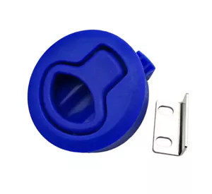 Blue Slam Latch Flush Pull para 1/4 puerta Escotilla de cubierta de barco Cajón del gabinete de RV - Imagen 1 de 6