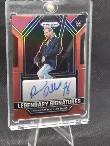 Diamond Dallas Page /99 2023 WWE Panini Prizm Legendary Signatures Red Auto DDP - Picture 1 of 2