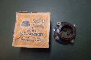 Vintage Na-Ald # 499-4 Pin Vacuum Tube Socket NOS NIB - Picture 1 of 3