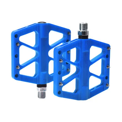 Road/Mountain Bike Pedals Nylon Fiber Bicycle Pedals Lightweight Shockproof  - Image 1 of 4