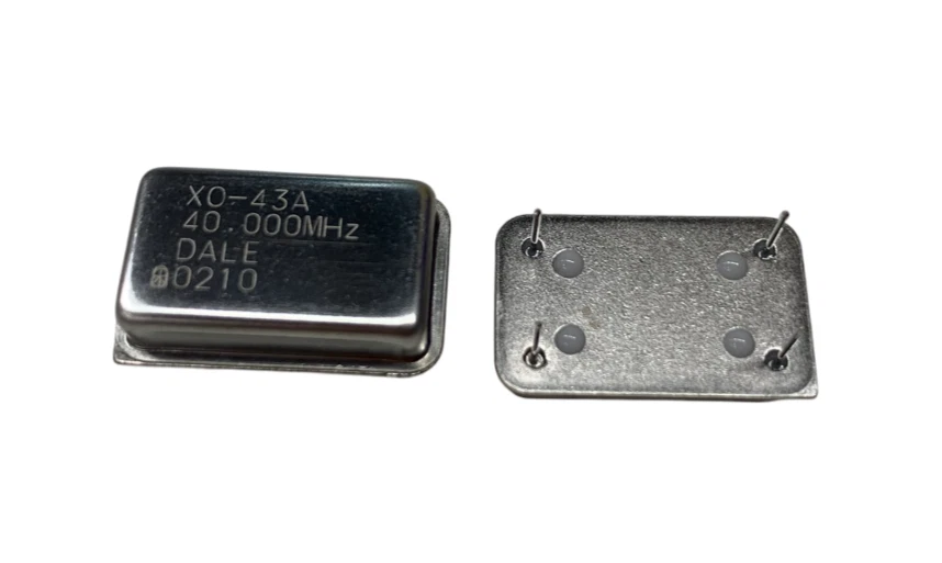 2 PIEZAS Dale X0-43A 40.000MHZ Cristal Reloj Oscilador XTAL 5V TTL 0.005% 50PPM Foto 1 de 3