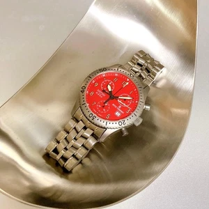 Revue Thommen Airspeed Chronograph Titanium Red Dial Quartz Herrenuhr " - Bild 1 von 8