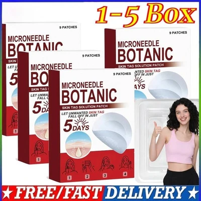 1-5 Caja MICRONEEDLE BOTÁNICO Etiqueta de Piel y Parche para Acné Etiqueta de Piel Parches Removedores Foto 1 de 4